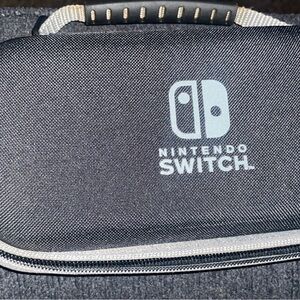 Official OEM Nintendo Switch Lite Carrying Case Black/Grey Padded W/Game Storage